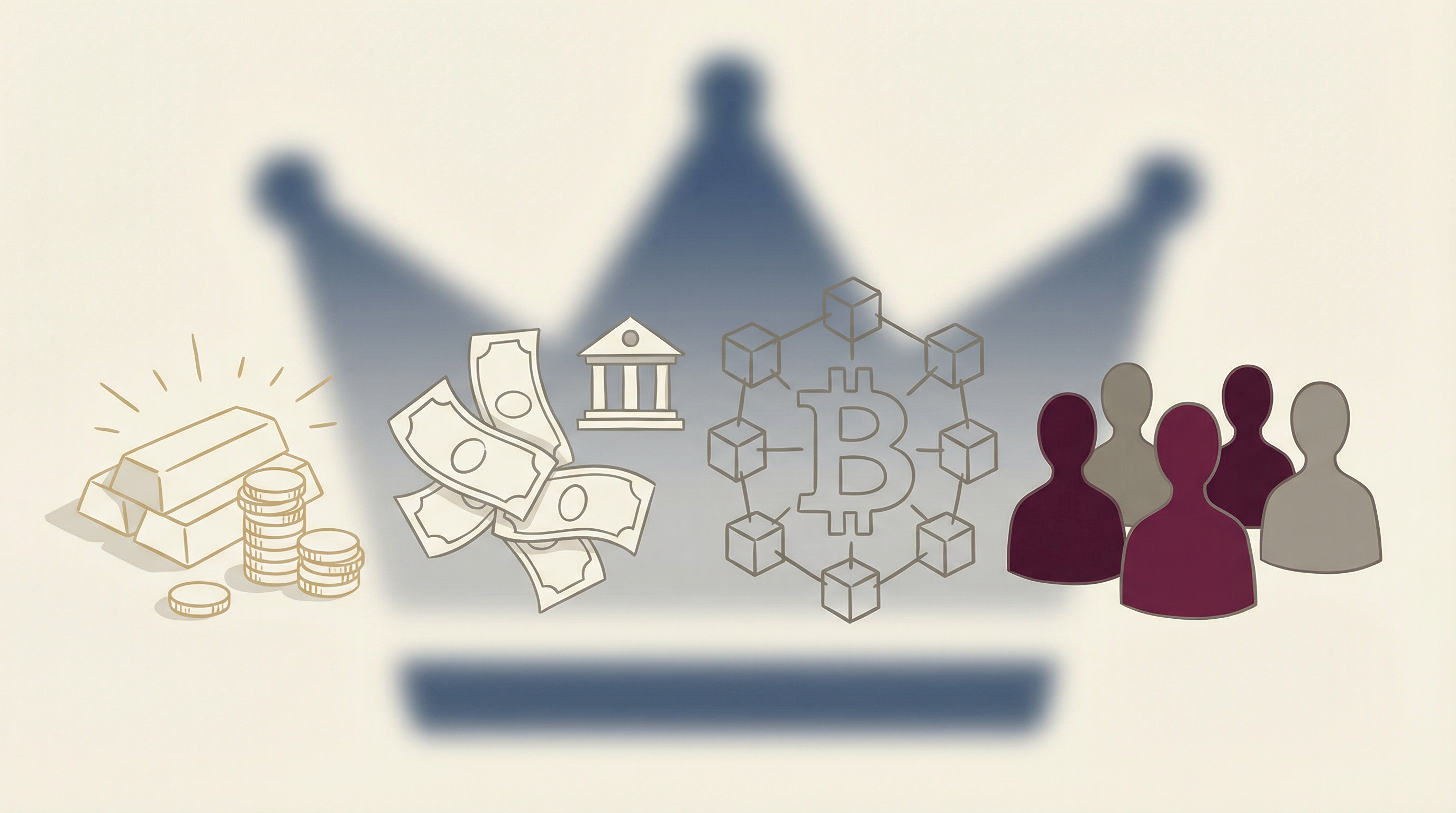 货币、黄金、比特币、人口与政权的底层逻辑